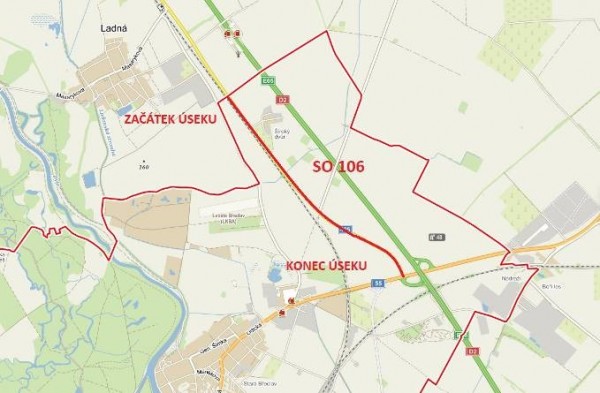 II/425 Starovičky - Rakvice - Břeclav, SO 106