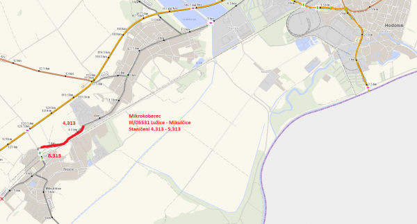 Mikrokoberce 2023 - III/05531 Lužice - Mikulčice