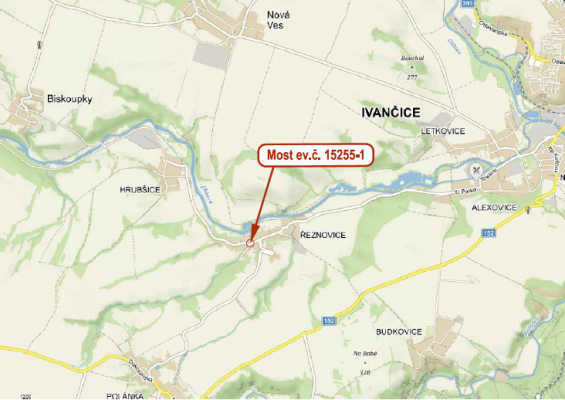 III/15255 Řeznovice, most ev.č. 15255-1 přes Řeznovický potok