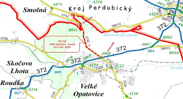 III/3742 Velké Opatovice - Smolná
