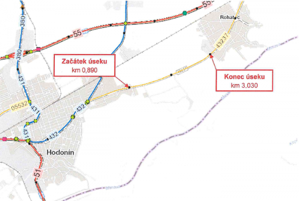 III/43237 Hodonín - Rohatec