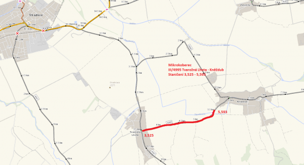 Mikrokoberce 2023 - III/4995 Tvarožná Lhota - Kněždub