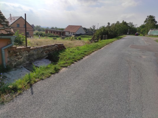 III/41319 Konice, opěrná zeď