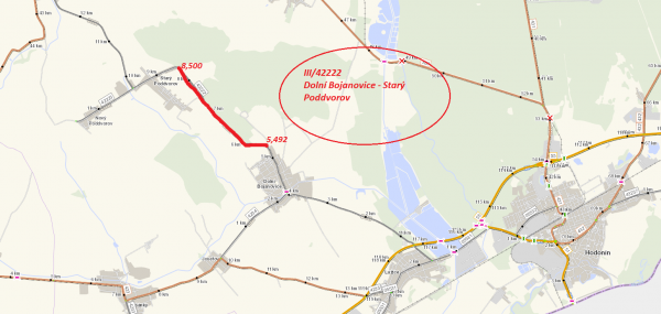 III/42222 Dolní Bojanovice - Starý Poddvorov