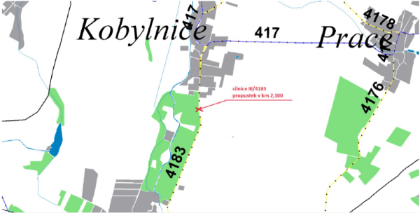 III/4183 Kobylnice propustek