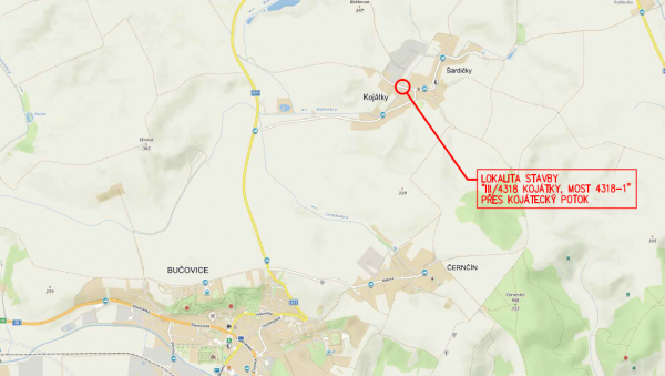 III/4318 Kojátky, most 4318-1