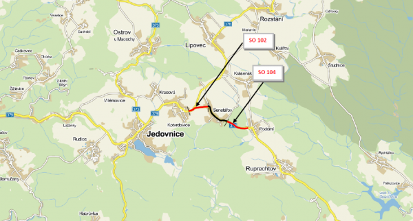 II/379 Kotvrdovice - Podomí, extravilány