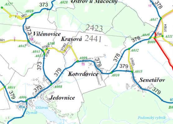 III/37362 Krasová - Kotvrdovice