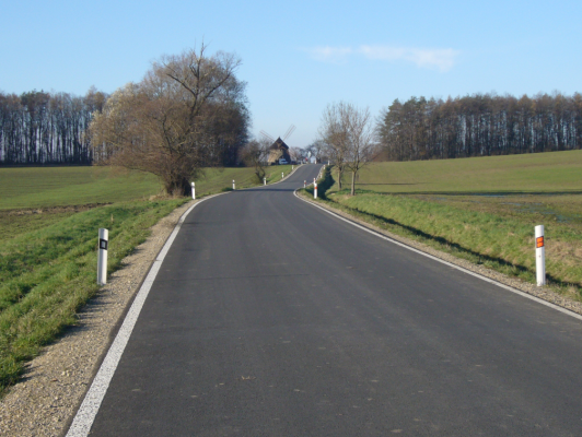 III/49918 křižovatka s I/71 Kuželov, zlepšení dopravní dostupnosti Myjavska