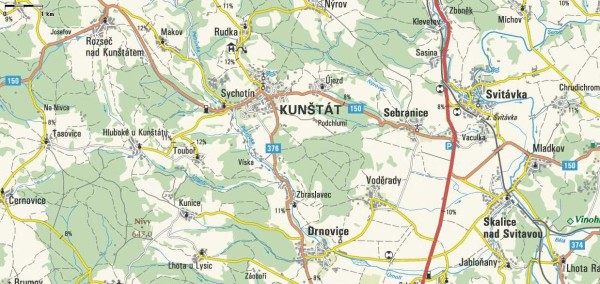 II/376 Kunštát – Zbraslavec