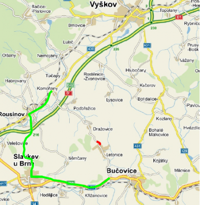 III/0478 Letonice, vjezdová brána