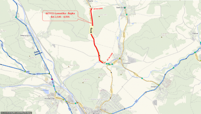 III/3773 Lomnička - Řepka