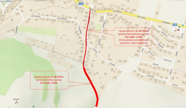 III/37610 Lysice průtah