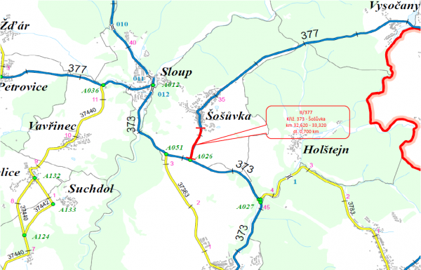Mikrokoberce 2021 - II/377 kř. II/373 - Šošůvka