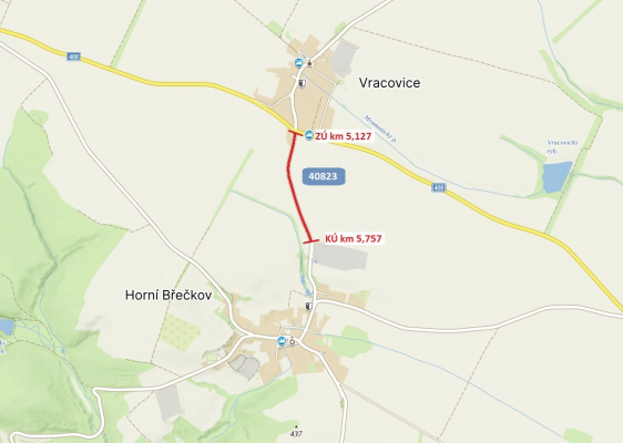 Mikrokoberce 2024 - III/40823 Vracovice - Horní Břečkov