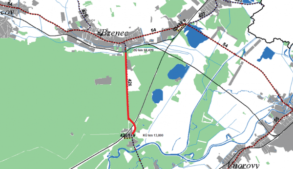 Mikrokoberce 2025 - II/426 Bzenec - Bzenec Přívoz