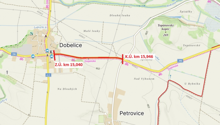 Mikrokoberce 2026 - II/396 Dobelice - Petrovice