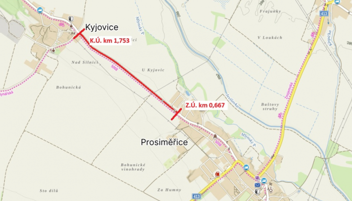 Mikrokoberce 2026 - III/41315 Prosiměřice - Kyjovice