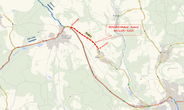 III/01851 Makov - Rozseč n/Kunšt.