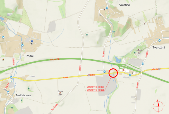 II/430 Maxlůvka, mosty ev.č. 430-007, 008 přes Roketnici