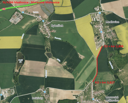 III/4284 Medlovice - Mor. Málkovice