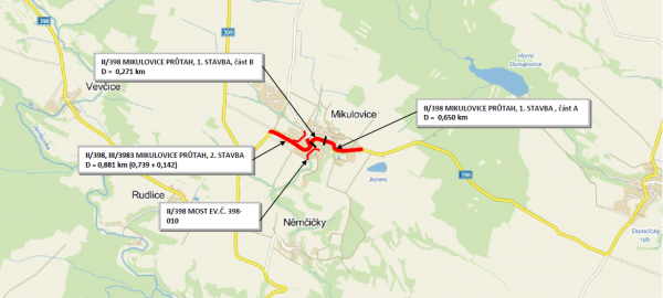 II/398 Mikulovice průtah