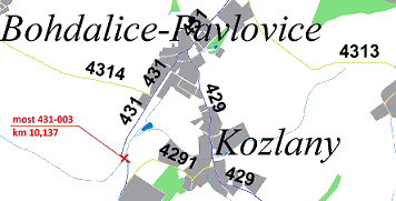 II/431 Most přes Rostěnický potok ev.č. 431-003