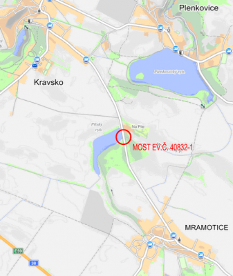 III/40832 Mramotice, most 40832-1
