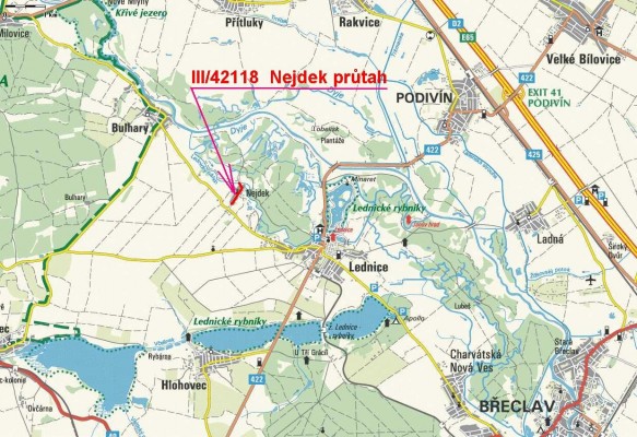 III/42118 Nejdek průtah po kanalizaci