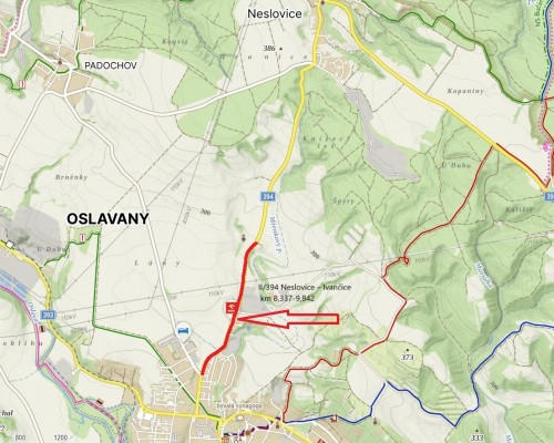 II/394 Neslovice - Ivančice