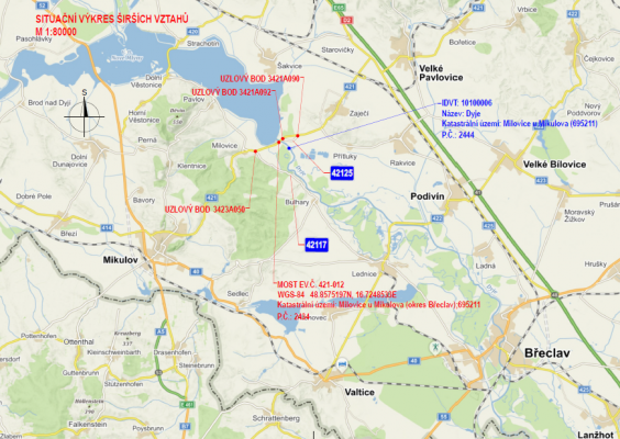 II/421 Most ev.č. 421-012 přes Dyji za Novými Mlýny