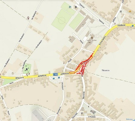 II/152 Ořechov, přeložka silnice