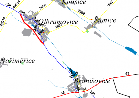 II/396 Olbramovice, obchvat