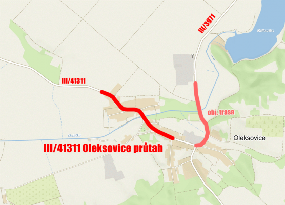 III/41311 Oleksovice průtah