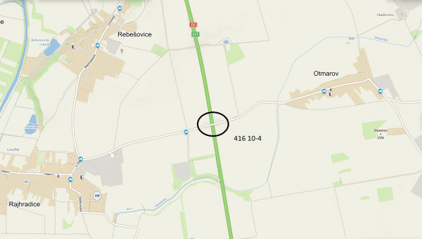 III/41610 Otmarov, most ev.č. 41610-4 přes dálnici D2