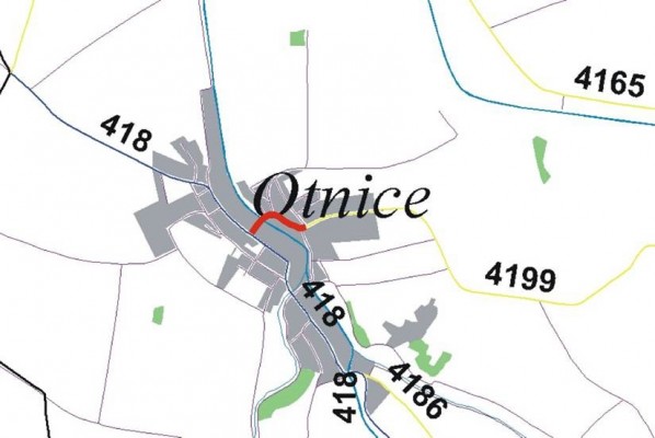 III/4199 Otnice - průtah