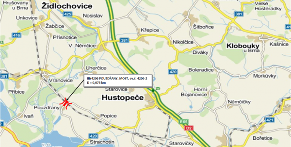 III/4206 Pouzdřany most ev.č. 4206-2