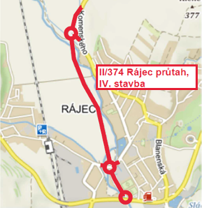 II/374 Rájec průtah, IV. stavba