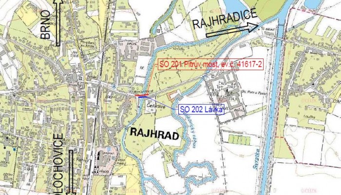 III/41617 Rajhrad, Pitrův most 41617-2
