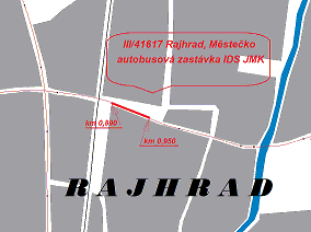 III/41617 Rajhrad, městečko - IDS JMK