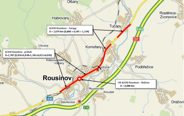 II/430 Rousínov - Tučapy