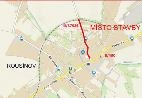 III/37926 Rousínov průtah