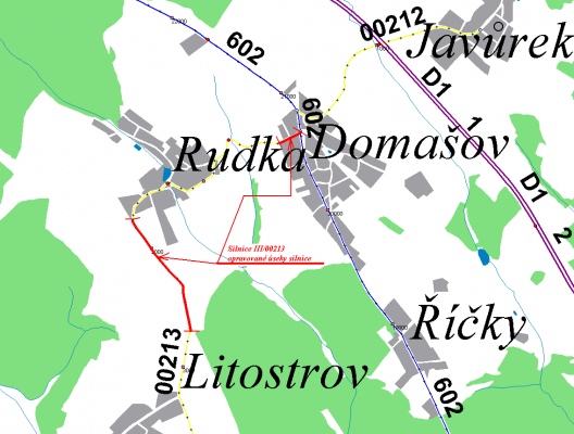 III/00213 Rudka – Litostrov - Rosice
