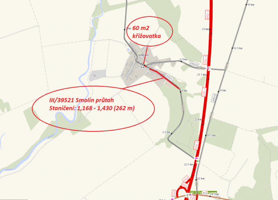 III/39521 Smolín průtah