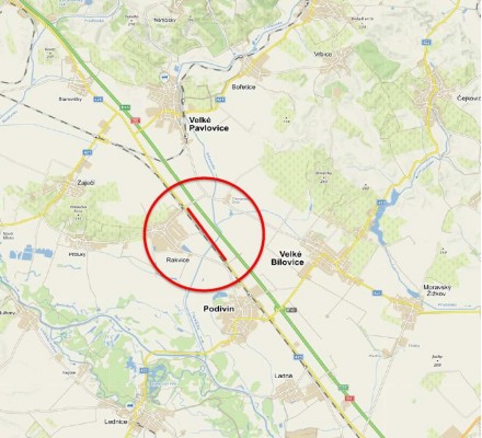 II/425 Starovičky - Rakvice - Břeclav, SO 103, 1. část