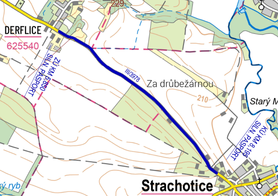 III/3978 Derflice - Strachotice