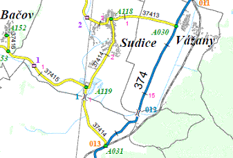 III/37414 Sudický Dvůr - Sudice