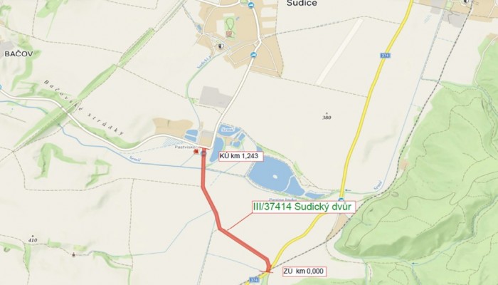 III/37414 Sudický dvůr