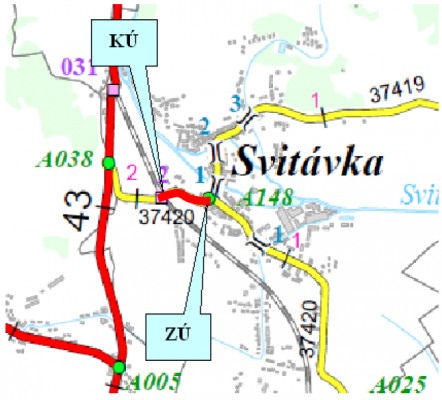 III/37420 Svitávka - I/43 stavba 1 napojení I/43