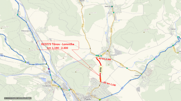 III/3773 Tišnov - Lomnička